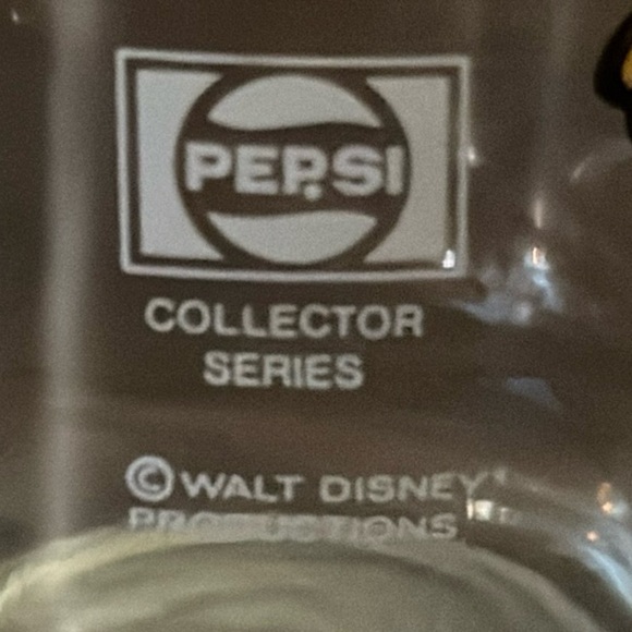 VTG Pepsi/Mickey Mouse/Walt Disney World Themed Drinking Glass Tumbler PLUTO - Picture 12 of 16